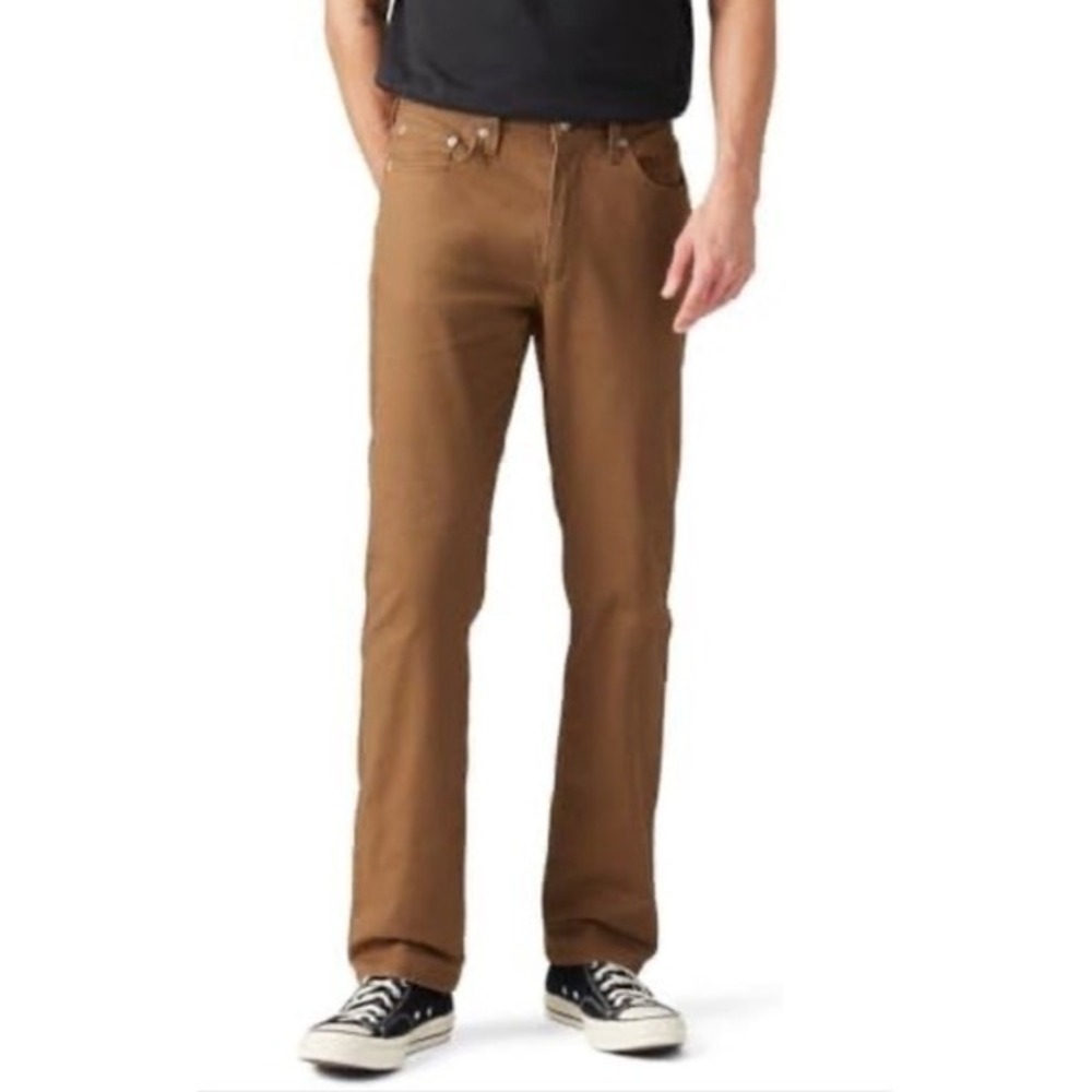 NWT Levi's‎ Men's 514 Straight Fit Cut Jeans Dark Khaki 30x32 Casual Work Preppy